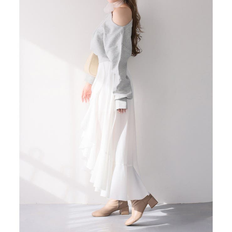 【one after another】アシメスカート | NICE CLAUP / OLIVE des OLIVE　OUTLET | 詳細画像6 