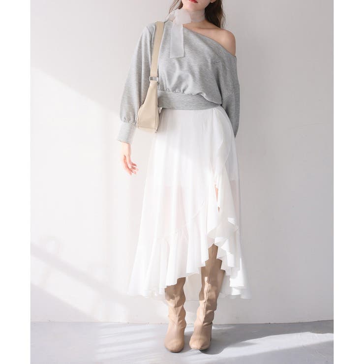 【one after another】アシメスカート | NICE CLAUP / OLIVE des OLIVE　OUTLET | 詳細画像7 