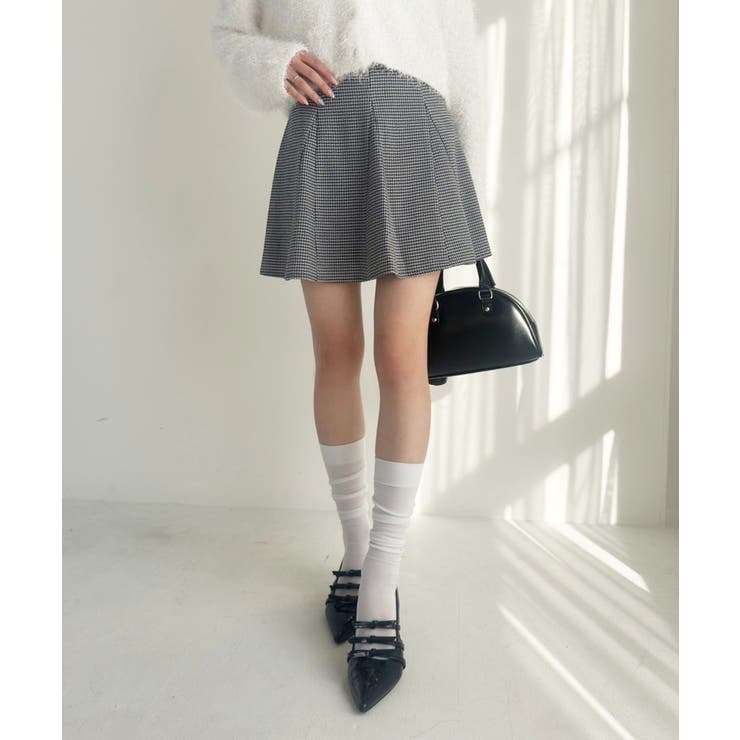 【one after another】マチ付きフレアミニスカート | NICE CLAUP / OLIVE des OLIVE　OUTLET | 詳細画像3 