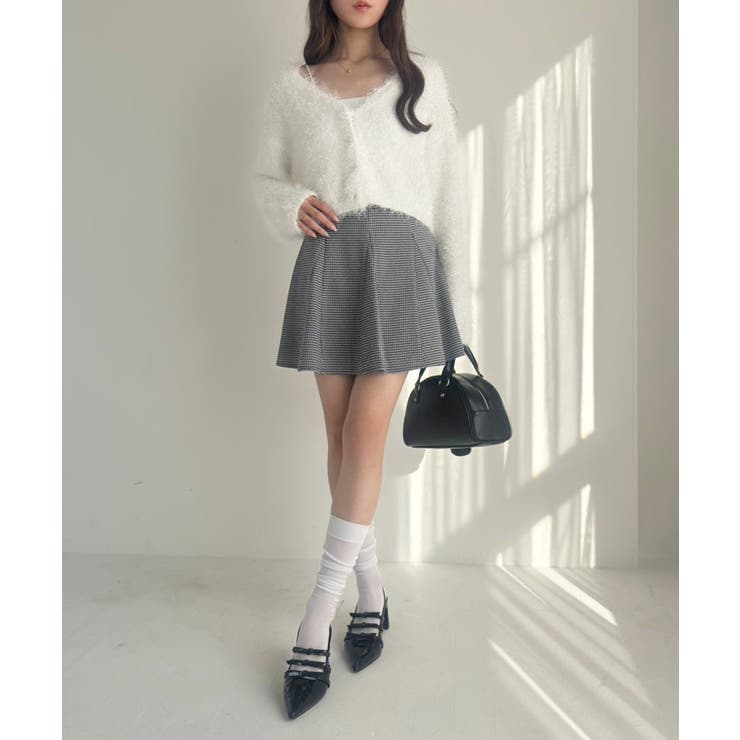 【one after another】マチ付きフレアミニスカート | NICE CLAUP / OLIVE des OLIVE　OUTLET | 詳細画像4 