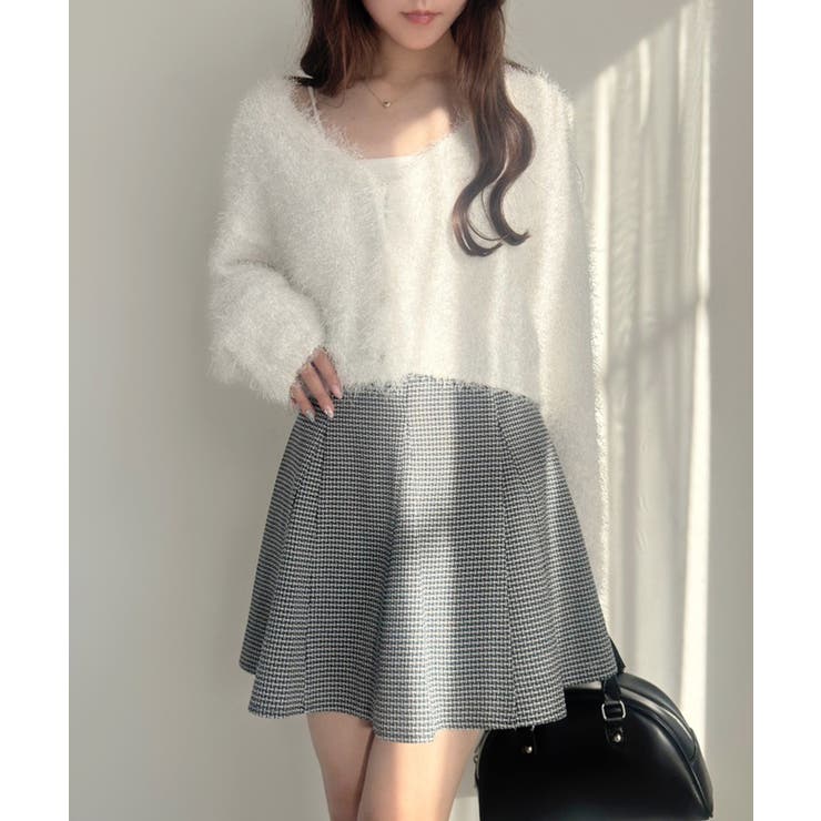 【one after another】マチ付きフレアミニスカート | NICE CLAUP / OLIVE des OLIVE　OUTLET | 詳細画像5 