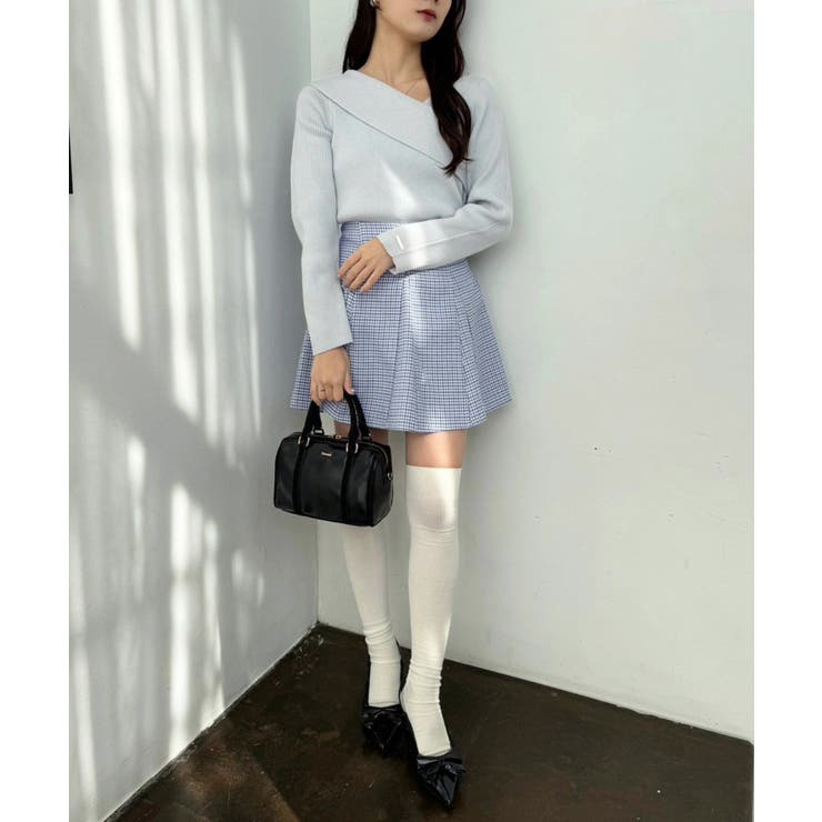 【one after another】マチ付きフレアミニスカート | NICE CLAUP / OLIVE des OLIVE　OUTLET | 詳細画像17 