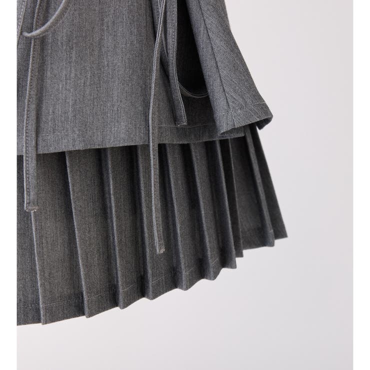 【one after another】プリーツミニ巻きスカート | NICE CLAUP / OLIVE des OLIVE　OUTLET | 詳細画像31 