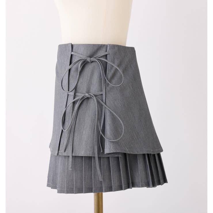 【one after another】プリーツミニ巻きスカート | NICE CLAUP / OLIVE des OLIVE　OUTLET | 詳細画像26 