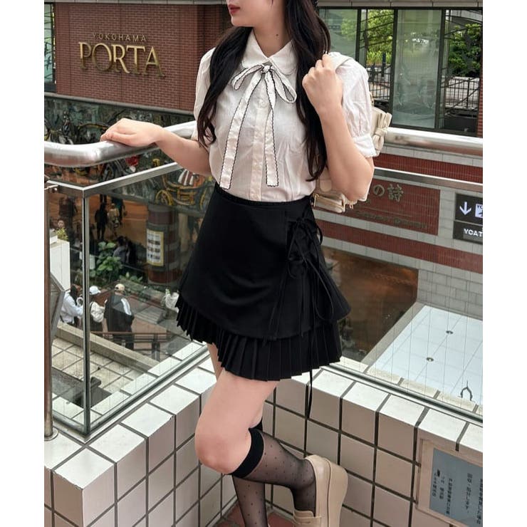 【値下げ中】Perfume Closet プリーツスカート AMBIDEX Store △T/R プリーツスカート(F クロ): bulle de savon