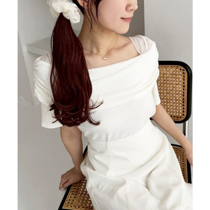 ランダムフリルロングスカート スリット入り | NICE CLAUP / OLIVE des OLIVE　OUTLET | 詳細画像17 