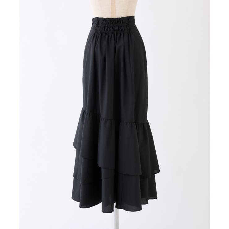 ランダムフリルロングスカート スリット入り | NICE CLAUP / OLIVE des OLIVE　OUTLET | 詳細画像24 