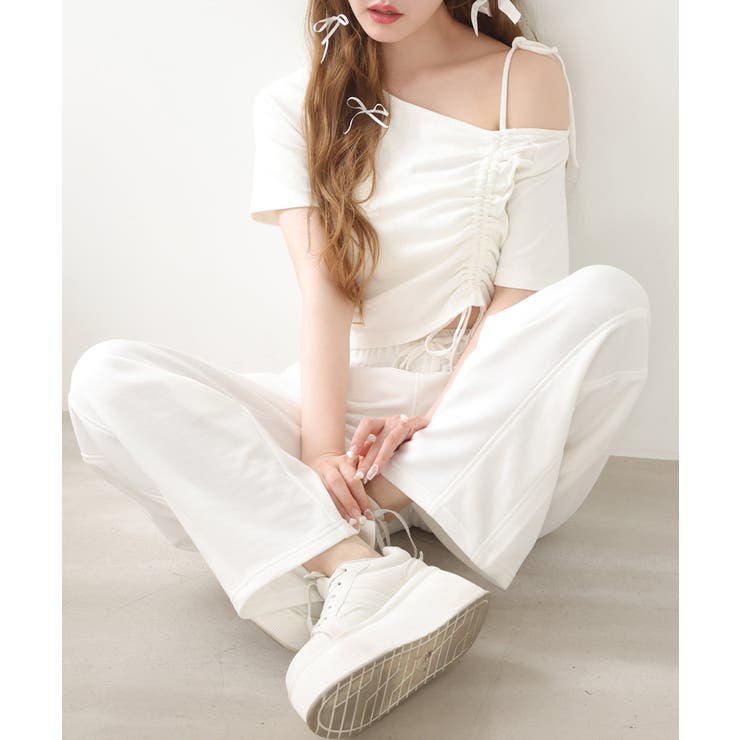 【one after another】カットパンツ | NICE CLAUP / OLIVE des OLIVE　OUTLET | 詳細画像3 