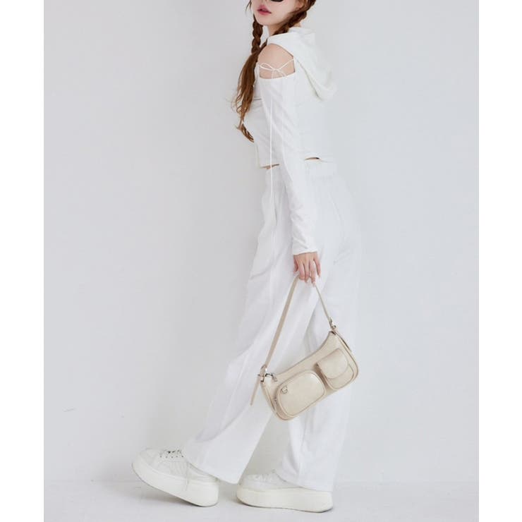 【one after another】カットパンツ | NICE CLAUP / OLIVE des OLIVE　OUTLET | 詳細画像4 