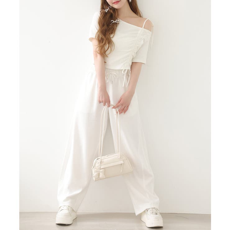 【one after another】カットパンツ | NICE CLAUP / OLIVE des OLIVE　OUTLET | 詳細画像6 