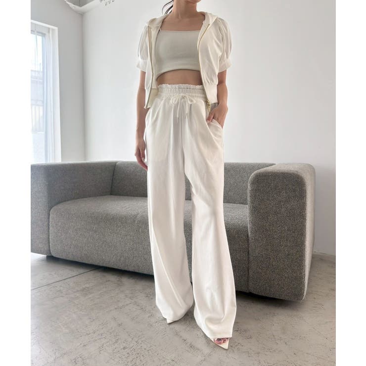 【one after another】ウエストフリルカットパンツ | NICE CLAUP / OLIVE des OLIVE　OUTLET | 詳細画像5 