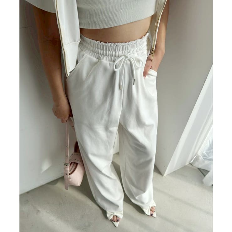 【one after another】ウエストフリルカットパンツ | NICE CLAUP / OLIVE des OLIVE　OUTLET | 詳細画像7 