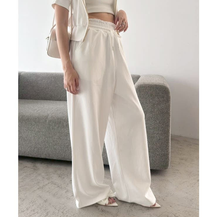 【one after another】ウエストフリルカットパンツ | NICE CLAUP / OLIVE des OLIVE　OUTLET | 詳細画像8 