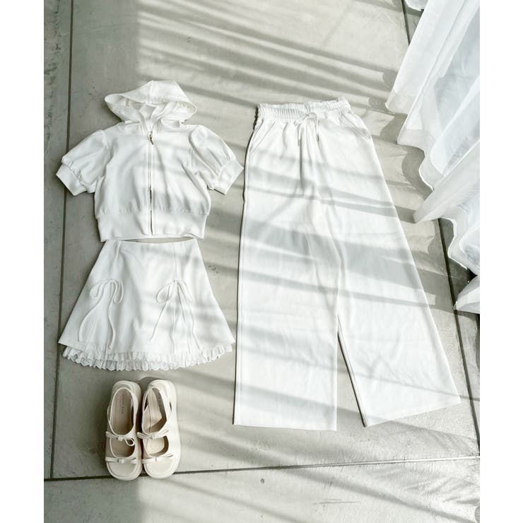 【one after another】ウエストフリルカットパンツ | NICE CLAUP / OLIVE des OLIVE　OUTLET | 詳細画像10 