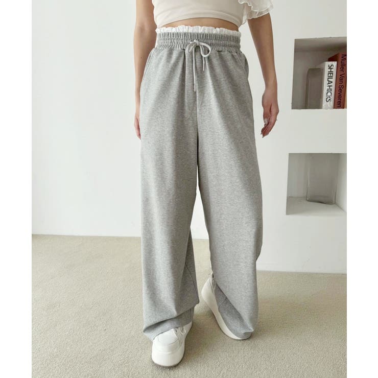 【one after another】ウエストフリルカットパンツ | NICE CLAUP / OLIVE des OLIVE　OUTLET | 詳細画像19 