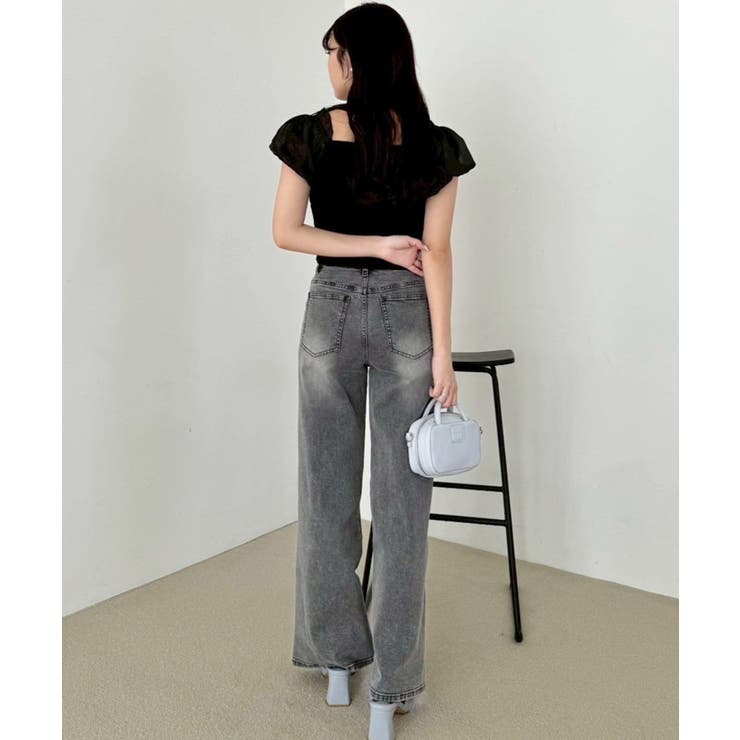 【one after another】ワイドデニム | NICE CLAUP / OLIVE des OLIVE　OUTLET | 詳細画像8 