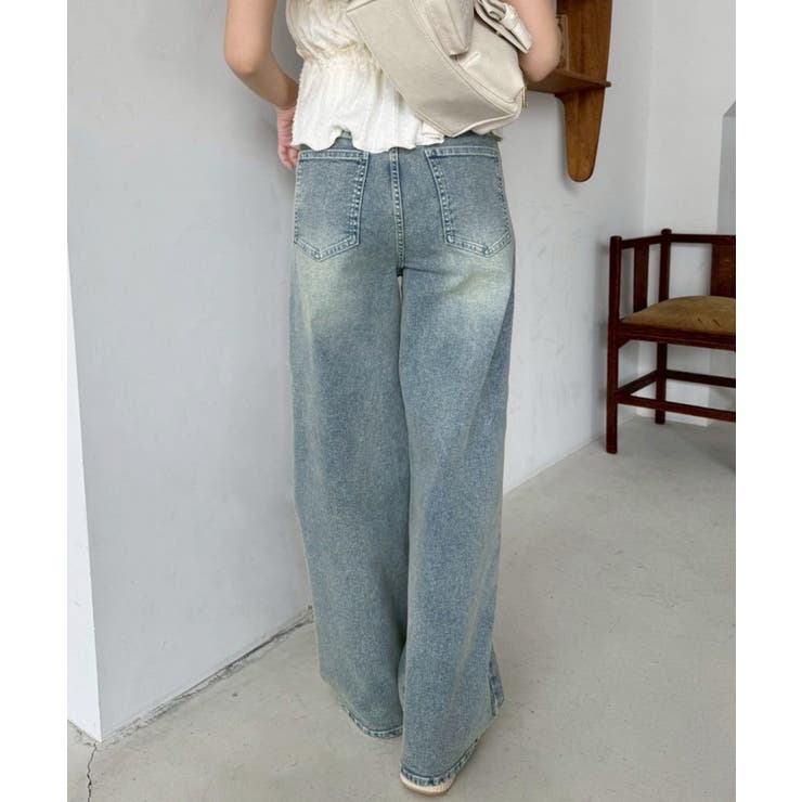 【one after another】ワイドデニム | NICE CLAUP / OLIVE des OLIVE　OUTLET | 詳細画像18 