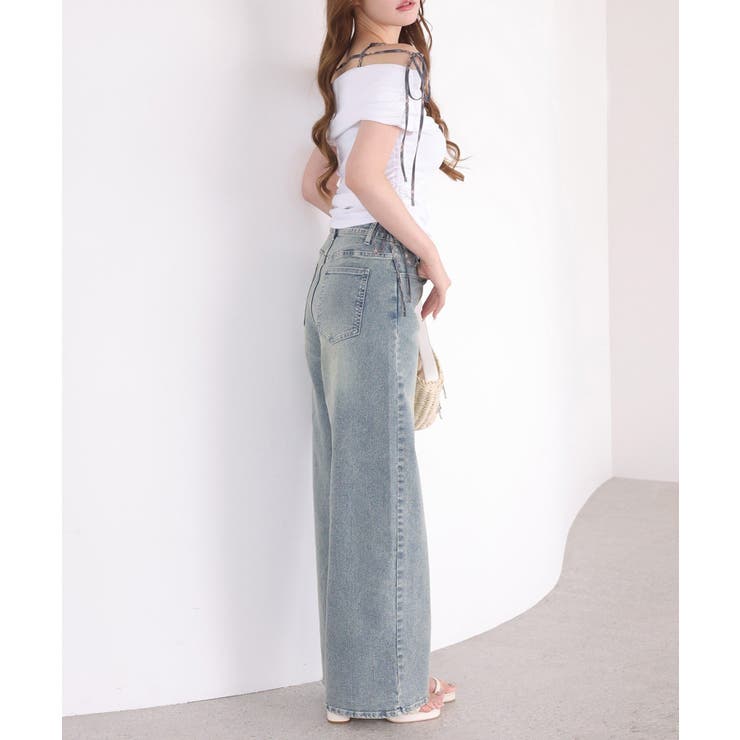 【one after another】ワイドデニム | NICE CLAUP / OLIVE des OLIVE　OUTLET | 詳細画像13 