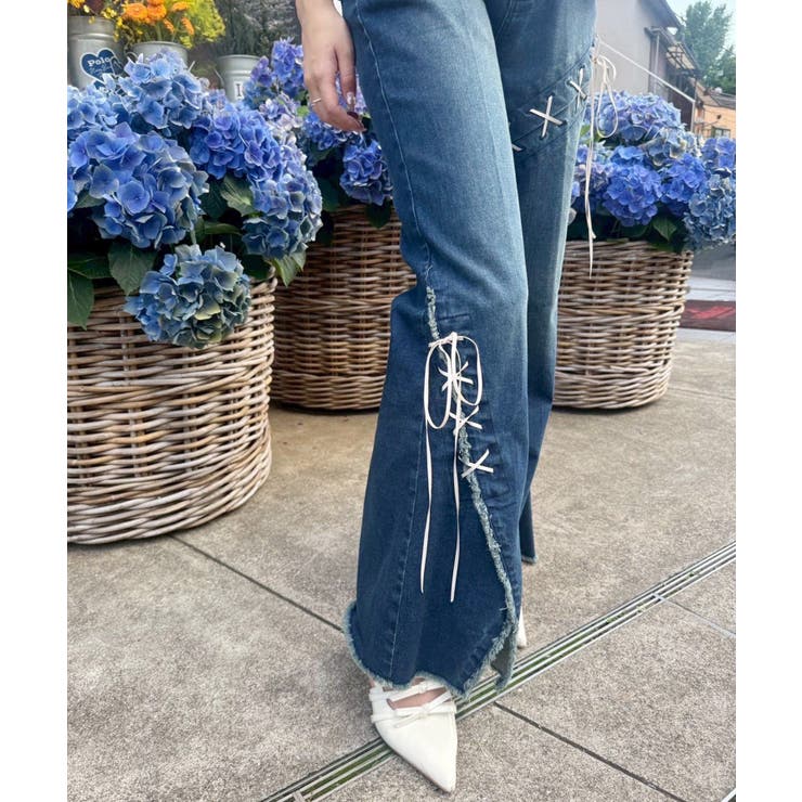 【one after another】【お揃いcollection】デニムパンツ | NICE CLAUP / OLIVE des OLIVE　OUTLET | 詳細画像11 