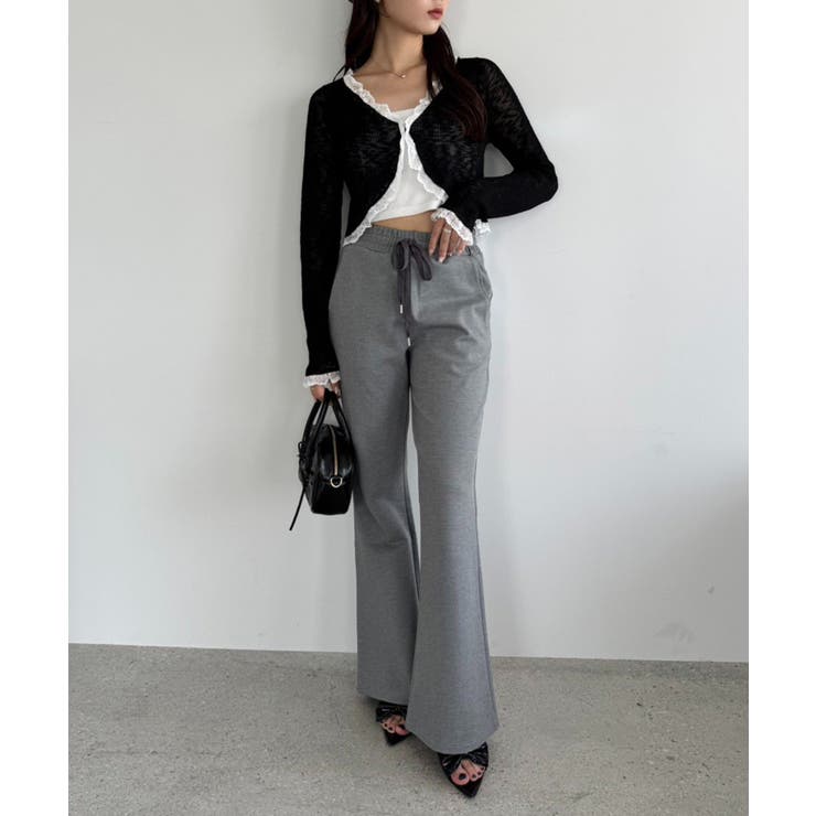 【one after another】フレアカットパンツ | NICE CLAUP / OLIVE des OLIVE　OUTLET | 詳細画像8 