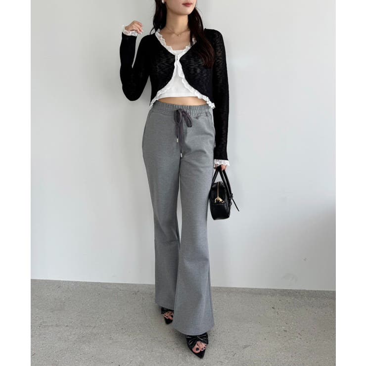 【one after another】フレアカットパンツ | NICE CLAUP / OLIVE des OLIVE　OUTLET | 詳細画像9 