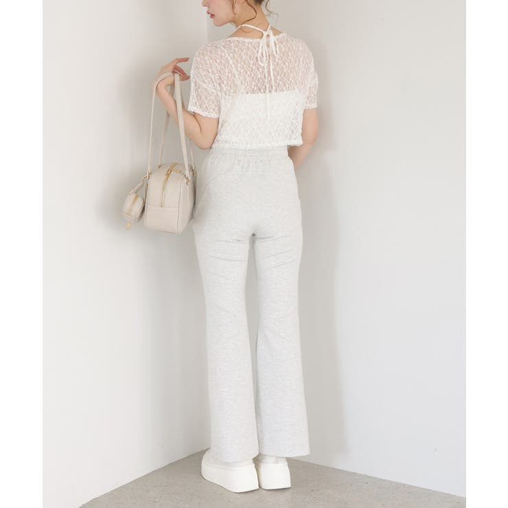 【one after another】フレアカットパンツ | NICE CLAUP / OLIVE des OLIVE　OUTLET | 詳細画像13 