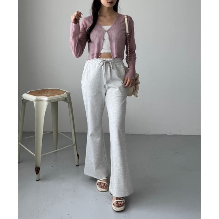 【one after another】フレアカットパンツ | NICE CLAUP / OLIVE des OLIVE　OUTLET | 詳細画像14 