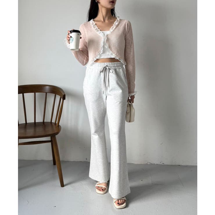 【one after another】フレアカットパンツ | NICE CLAUP / OLIVE des OLIVE　OUTLET | 詳細画像17 