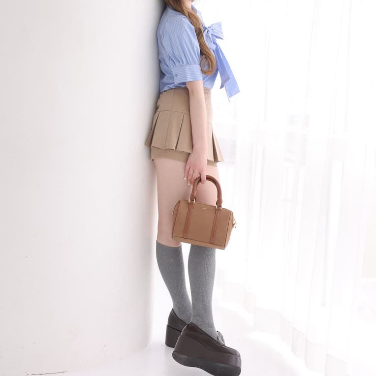 【one after another】リボン半袖シャツ | NICE CLAUP / OLIVE des OLIVE　OUTLET | 詳細画像7 