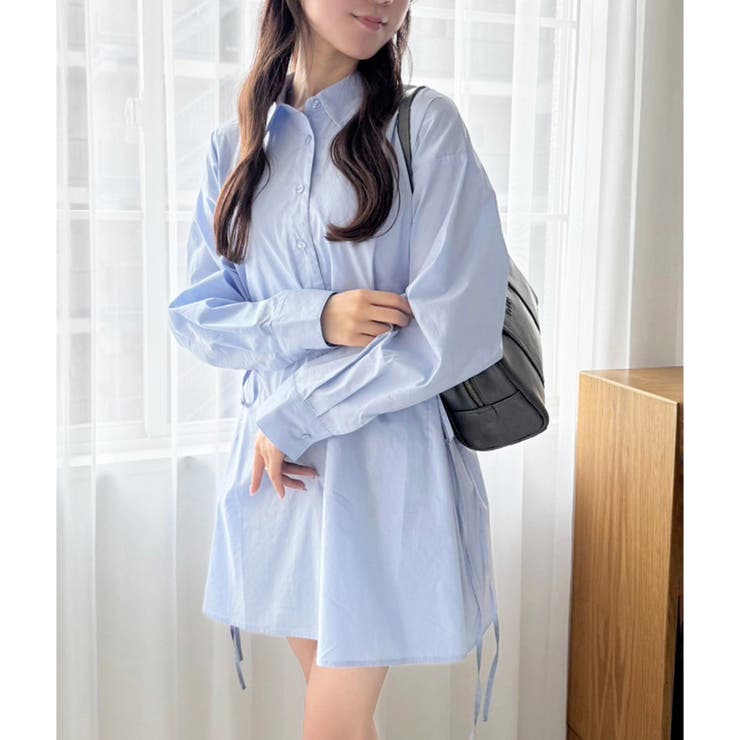 ダルメシアンシャツワンピ♡♡ビスチェセット売り ビスチェセットミニシャツワンピース/MAJESTIC LEGON(マジェスティック