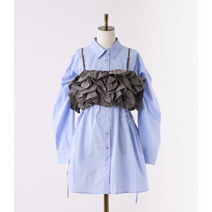 【one after another】ビスチェ セット シャツワンピース | NICE CLAUP / OLIVE des OLIVE　OUTLET | 詳細画像23 