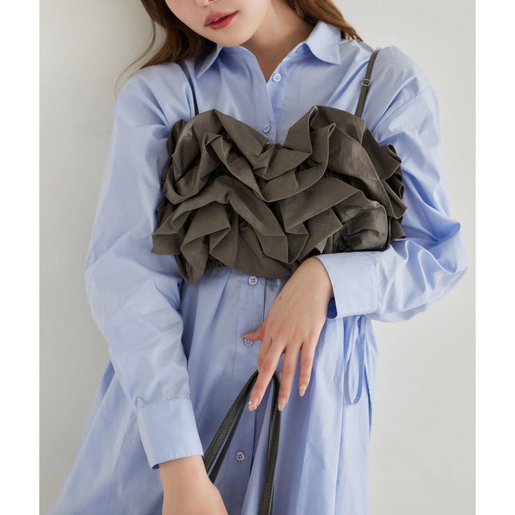 【one after another】ビスチェ セット シャツワンピース | NICE CLAUP / OLIVE des OLIVE　OUTLET | 詳細画像12 