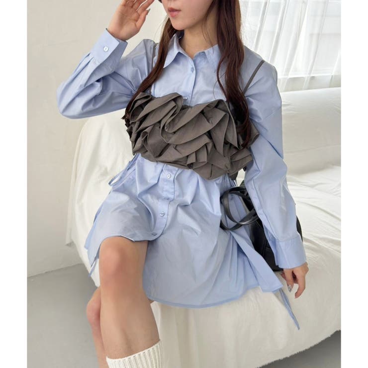 【one after another】ビスチェ セット シャツワンピース | NICE CLAUP / OLIVE des OLIVE　OUTLET | 詳細画像14 