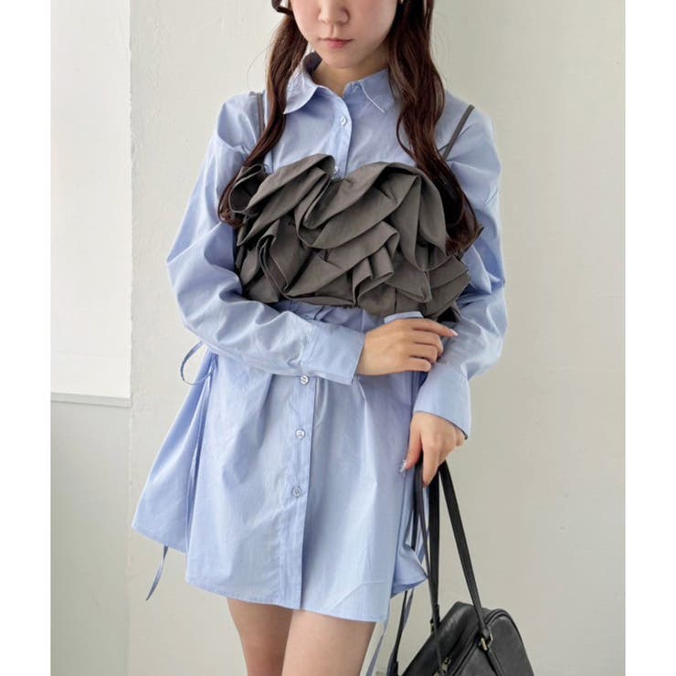 【one after another】ビスチェ セット シャツワンピース | NICE CLAUP / OLIVE des OLIVE　OUTLET | 詳細画像16 