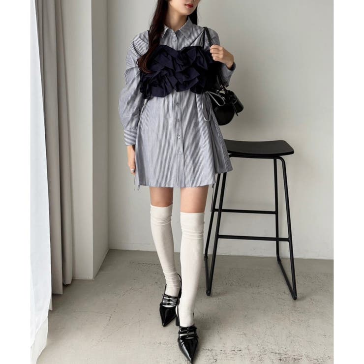 【one after another】ビスチェ セット シャツワンピース | NICE CLAUP / OLIVE des OLIVE　OUTLET | 詳細画像28 