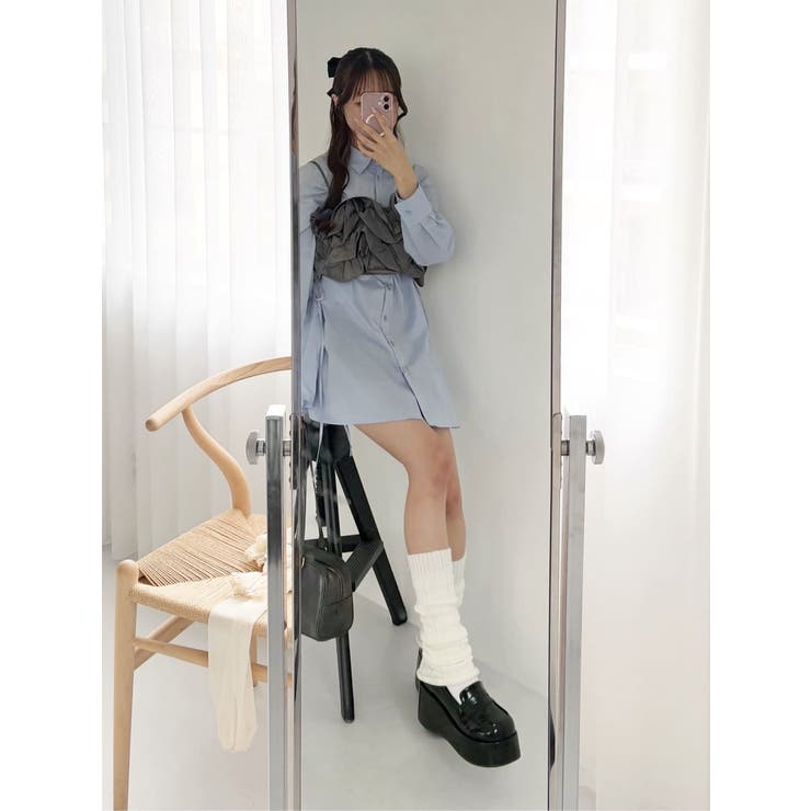 【one after another】ビスチェ セット シャツワンピース | NICE CLAUP / OLIVE des OLIVE　OUTLET | 詳細画像43 