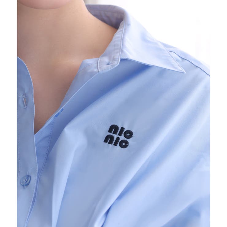 【one after another】後ろレースアップチュニックシャツ | NICE CLAUP / OLIVE des OLIVE　OUTLET | 詳細画像3 