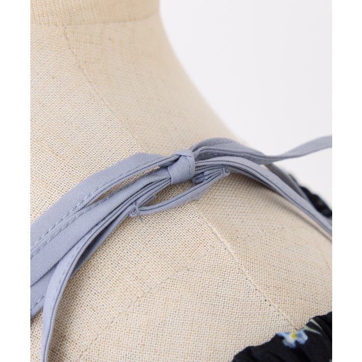 【one after another】花柄オフショルシャーリングリボンブラウス | NICE CLAUP / OLIVE des OLIVE　OUTLET | 詳細画像8 