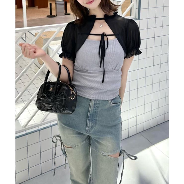 【one after another】インナーセットボレロブラウス | NICE CLAUP / OLIVE des OLIVE　OUTLET | 詳細画像45 