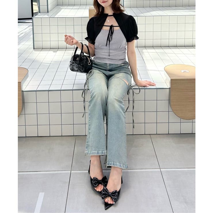 【one after another】インナーセットボレロブラウス | NICE CLAUP / OLIVE des OLIVE　OUTLET | 詳細画像46 