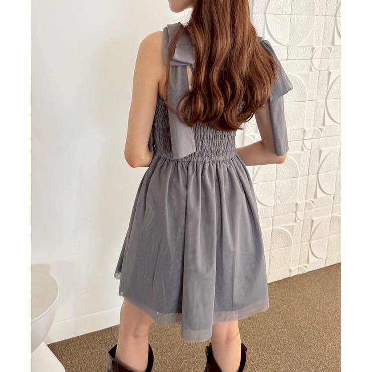 【one after another】肩リボンシャーリングビスチェ | NICE CLAUP / OLIVE des OLIVE　OUTLET | 詳細画像11 