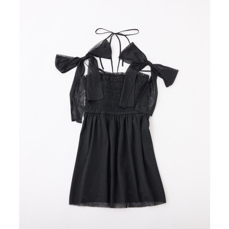 【one after another】肩リボンシャーリングビスチェ | NICE CLAUP / OLIVE des OLIVE　OUTLET | 詳細画像12 