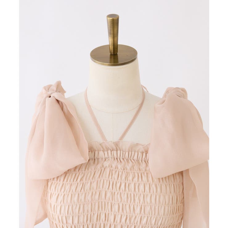 【one after another】肩リボンシャーリングビスチェ | NICE CLAUP / OLIVE des OLIVE　OUTLET | 詳細画像37 