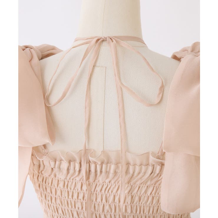 【one after another】肩リボンシャーリングビスチェ | NICE CLAUP / OLIVE des OLIVE　OUTLET | 詳細画像40 