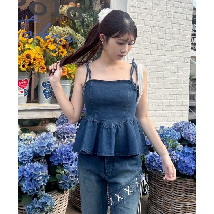 【one after another】【お揃いcollection】デニムビスチ… | NICE CLAUP / OLIVE des OLIVE　OUTLET | 詳細画像23 