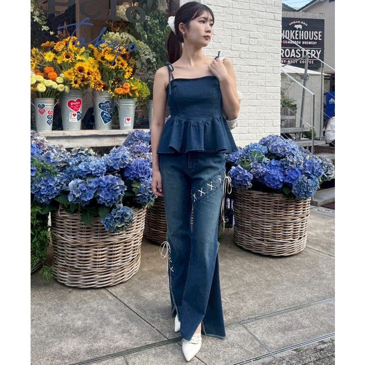 【one after another】【お揃いcollection】デニムビスチ… | NICE CLAUP / OLIVE des OLIVE　OUTLET | 詳細画像25 