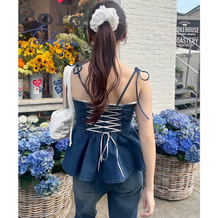 【one after another】【お揃いcollection】デニムビスチ… | NICE CLAUP / OLIVE des OLIVE　OUTLET | 詳細画像27 