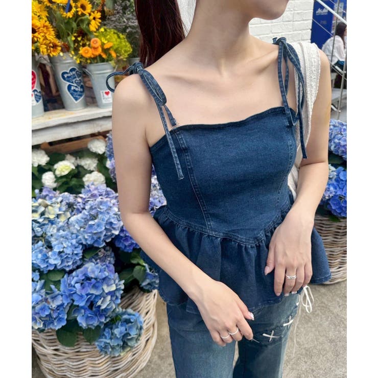 【one after another】【お揃いcollection】デニムビスチ… | NICE CLAUP / OLIVE des OLIVE　OUTLET | 詳細画像28 