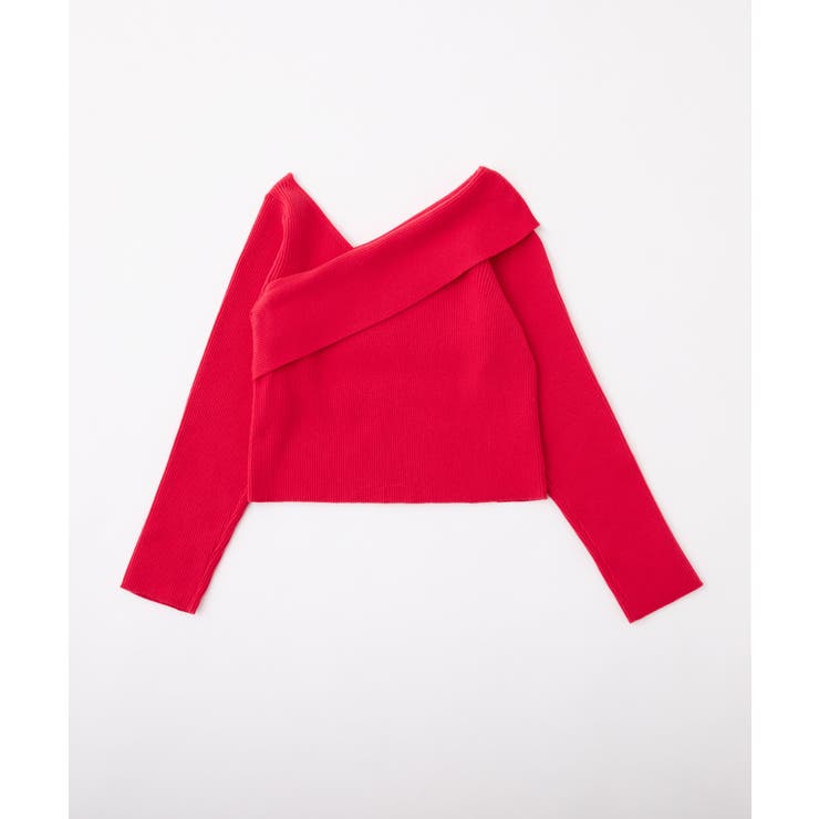 【one after another】韓国っぽアシンメトリーニット | NICE CLAUP / OLIVE des OLIVE　OUTLET | 詳細画像13 