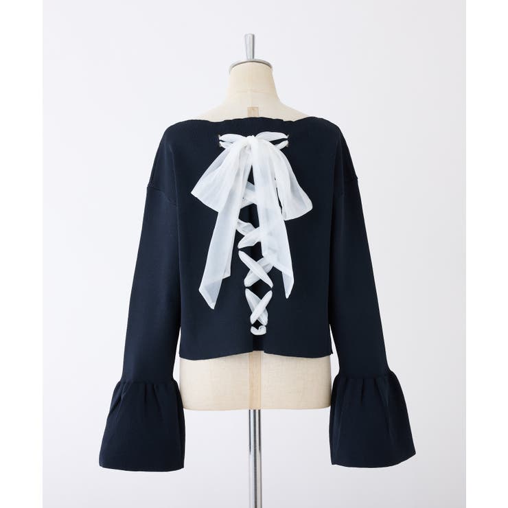 【one after another】バックリボンテレコトップス | NICE CLAUP / OLIVE des OLIVE　OUTLET | 詳細画像28 